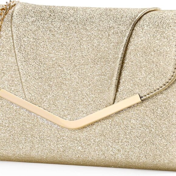 Women Clutch Purse Fashion Envelope Evening Small Handbag Crossbody - Picture 1 of 8